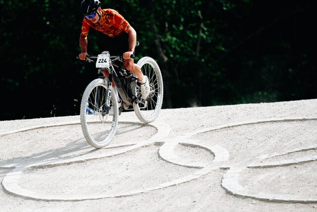 VTT sur une section technique